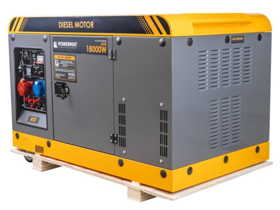 Dieselový generátor 18kW 230V 400V 12V ATS PM-AGR-18000MD
