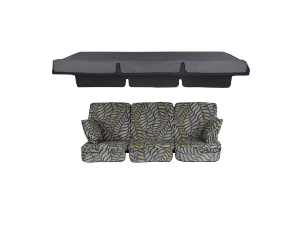 Zahradní houpačka Rimini Black Edition s bočními stolky G050-06PB PATIO