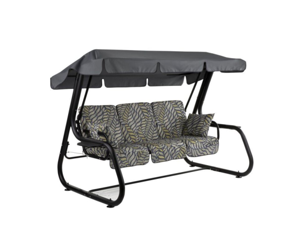 Zahradní houpačka Rimini Black Edition s bočními stolky G050-06PB PATIO