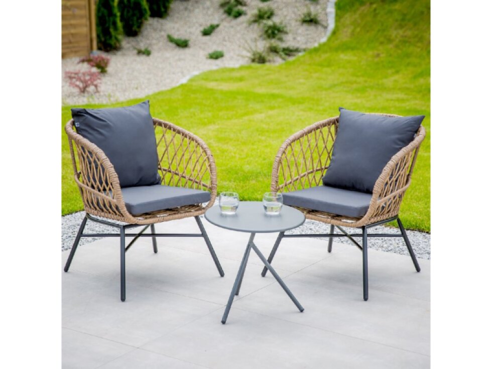 Zahradní křeslo z technorattanu Danielle Beige PATIO