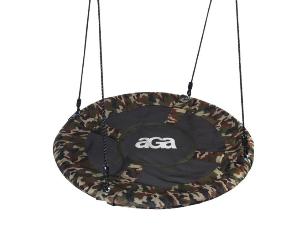 Aga Závěsný houpací kruh Relaxační Hnízdo, 90 cm, 150 kg, Více barev, Kov, Látka