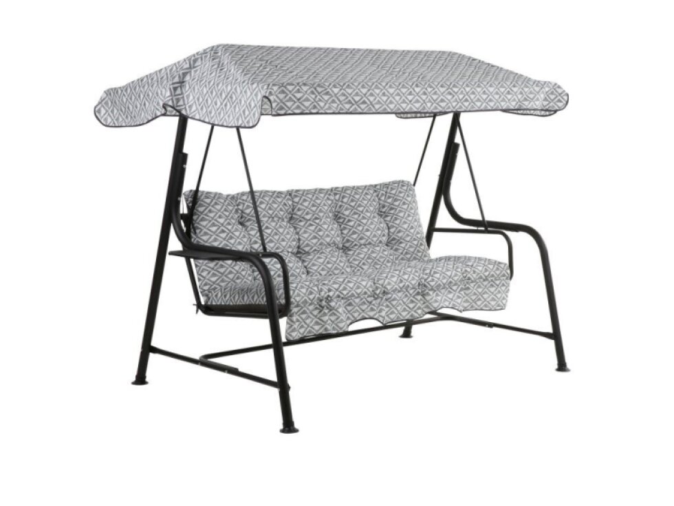 Patio Zahradní houpačka Hawaii Black Edition s bočními stolky H039-06PB
