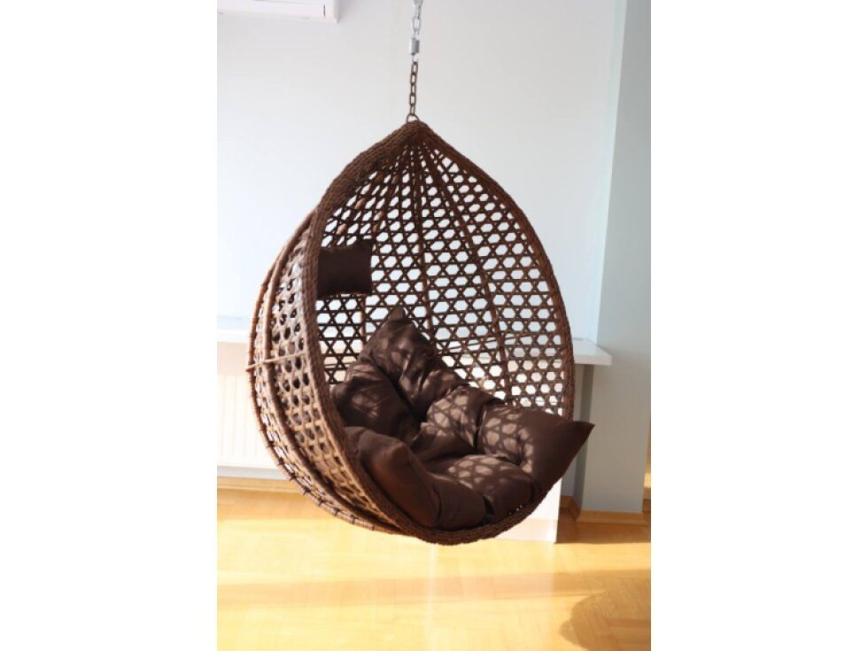 Závěsný koš TROPICAL Brown (bez kovové kostrukce bez podstavce)
