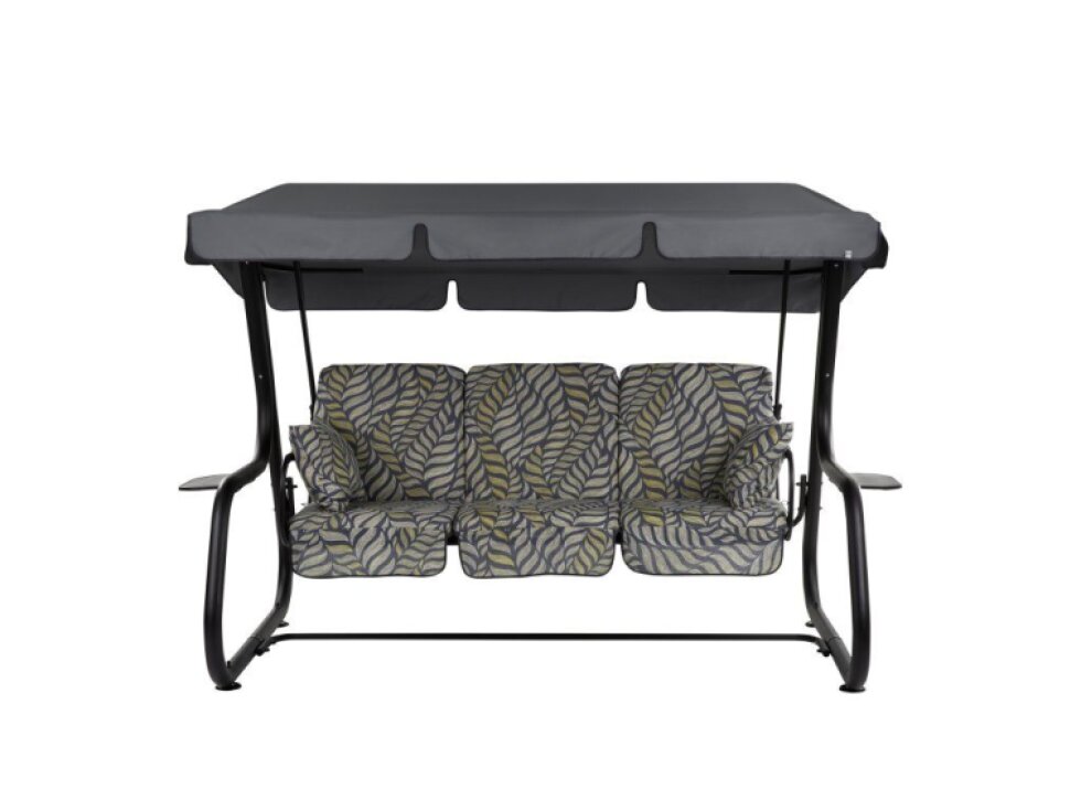 Zahradní houpačka Rimini Black Edition s bočními stolky G050-06PB PATIO