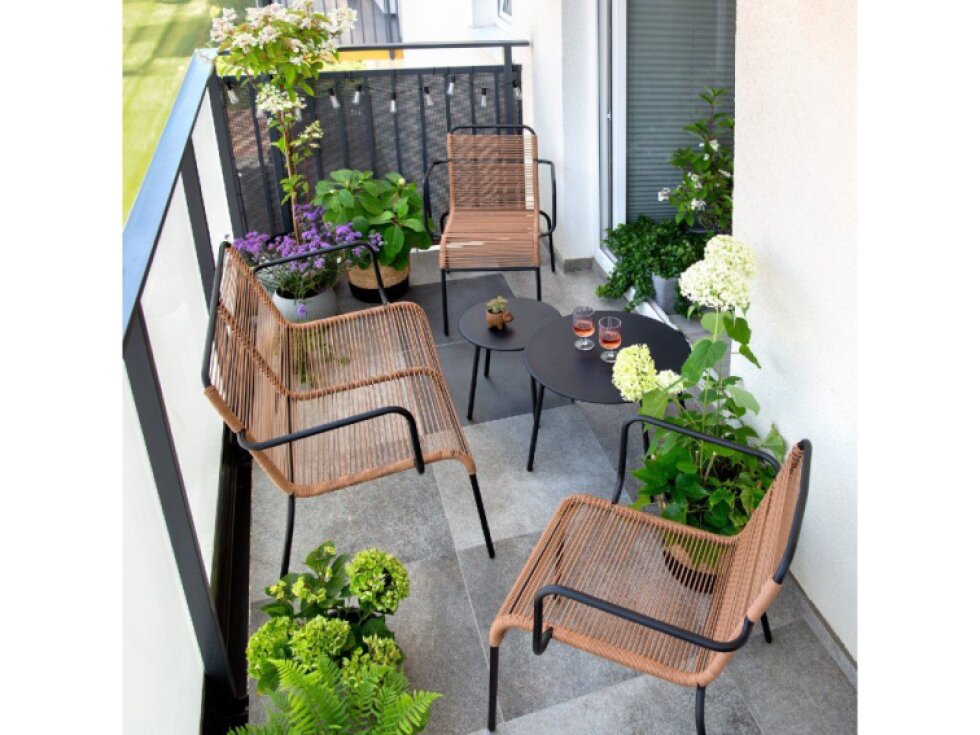 Souprava zahradního nábytku Henriette Brown PATIO