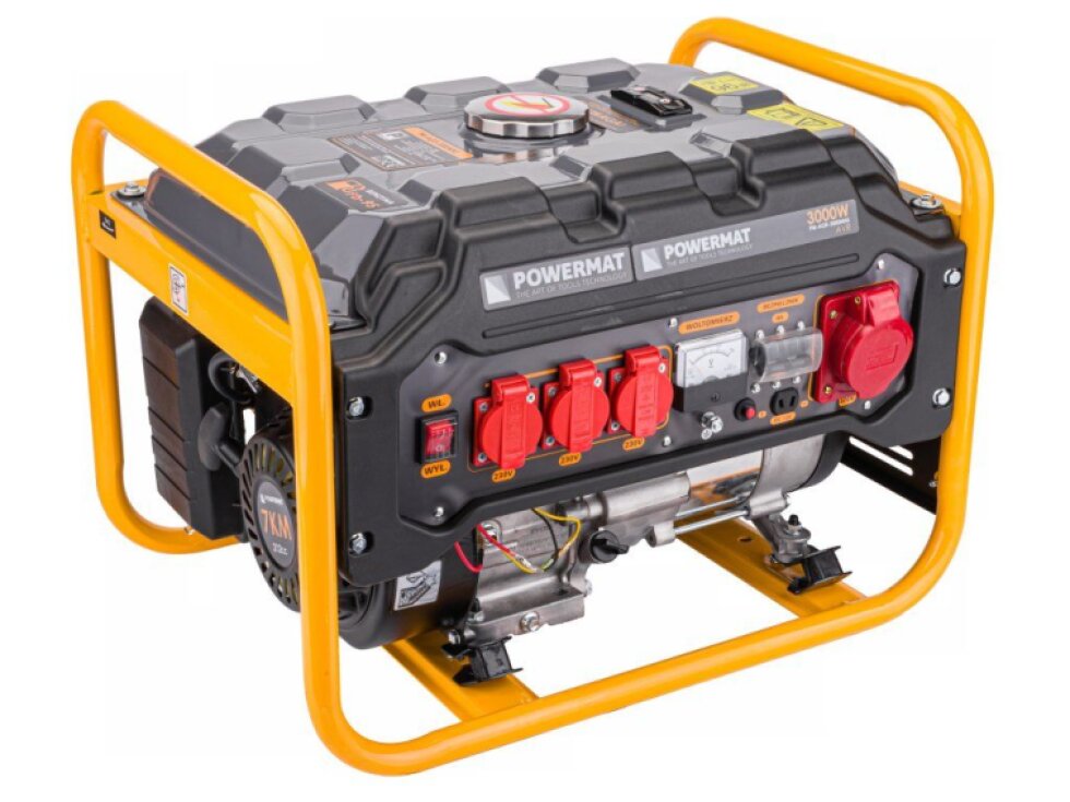 Benzínová Elektrocentrála 230V/400V 3000W / PM1194