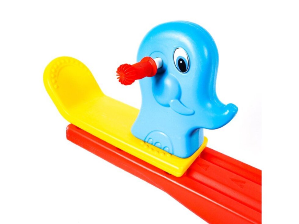 Aga4Kids Dětská houpačka Slon, bezpečná, plastová, pro 2 osoby, nosnost 25 kg, barevná, klasická