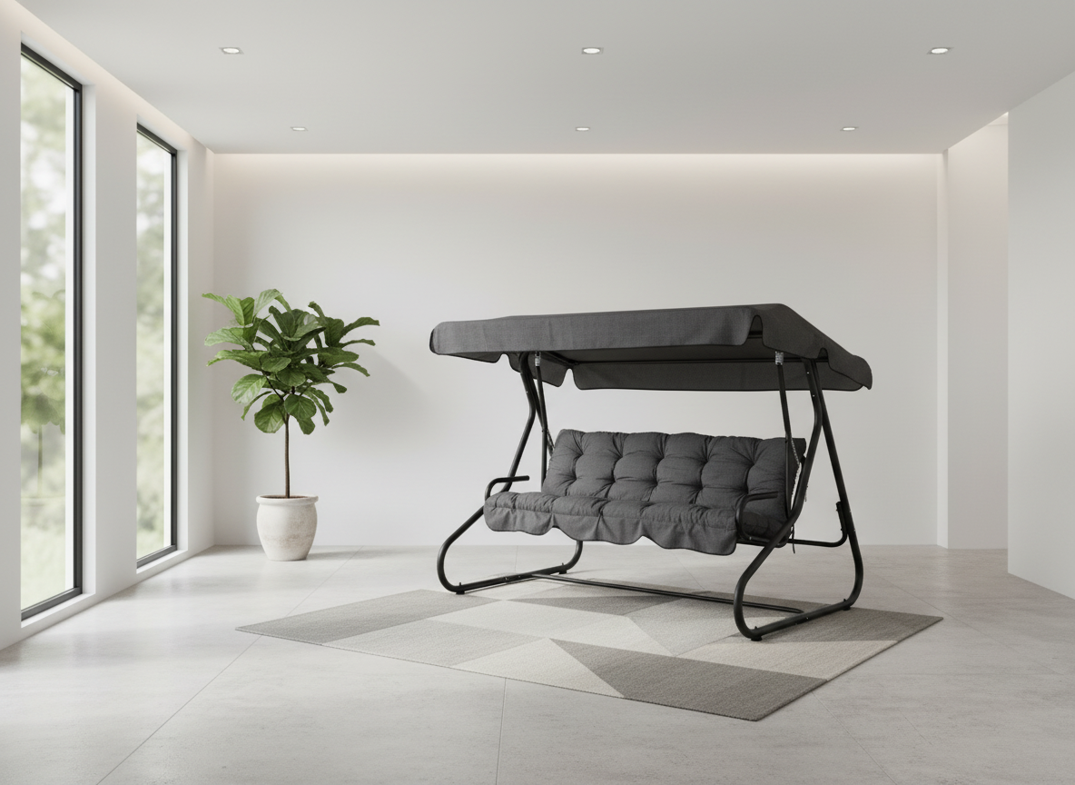 Zahradní houpačka Milano Black Edition H024-07IB PATIO