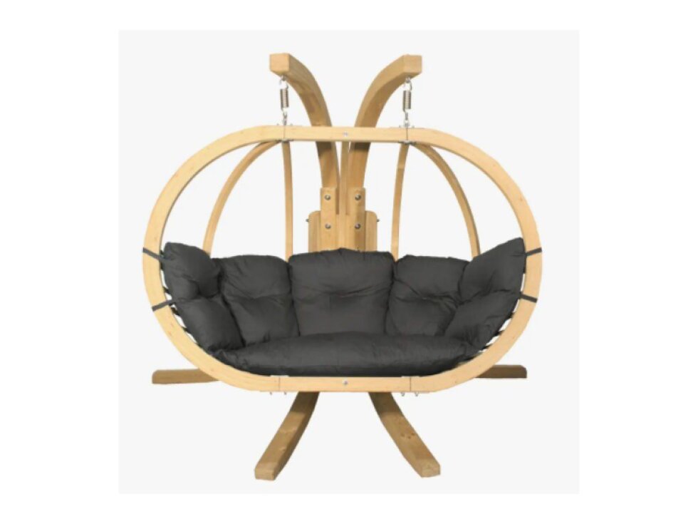 Závěsné křeslo Swing Pod Grafit XL se stojanem CZILLO