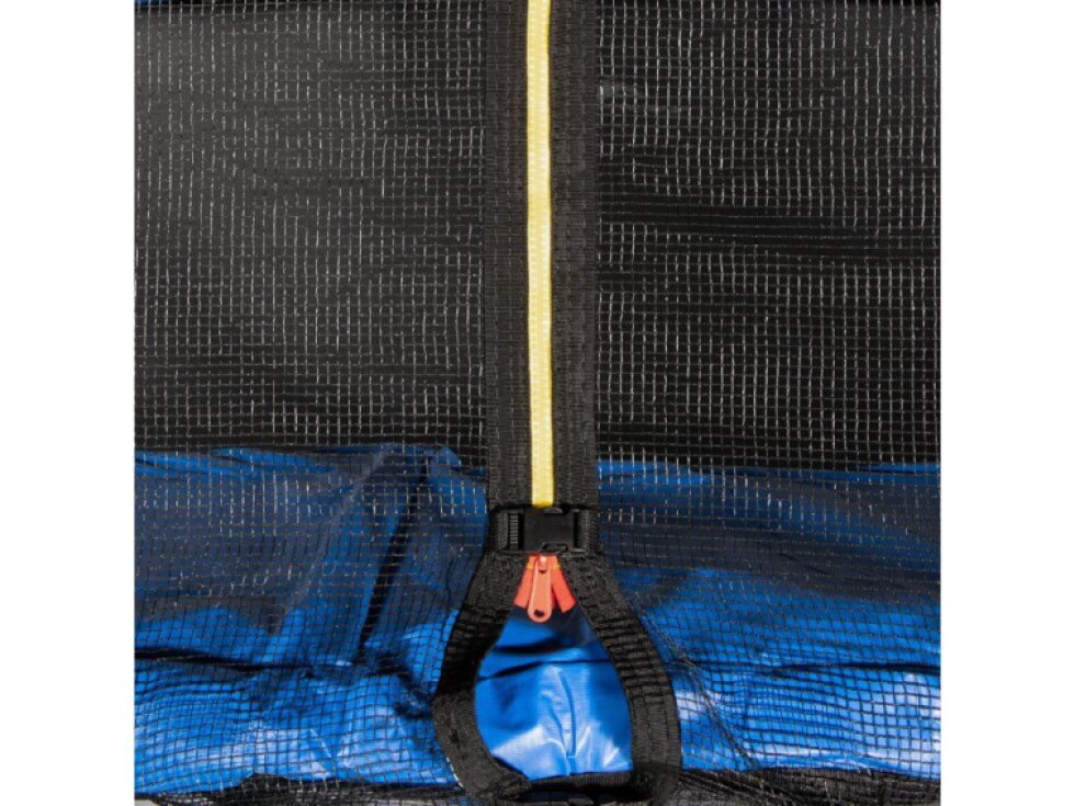 Aga Sport Pro Trampolína, Průměr 400 cm, Nosnost 150 kg, Vnější síť, Stabilní, Modrá, 84 pružin, Výška 241 cm, Věk 8+ let