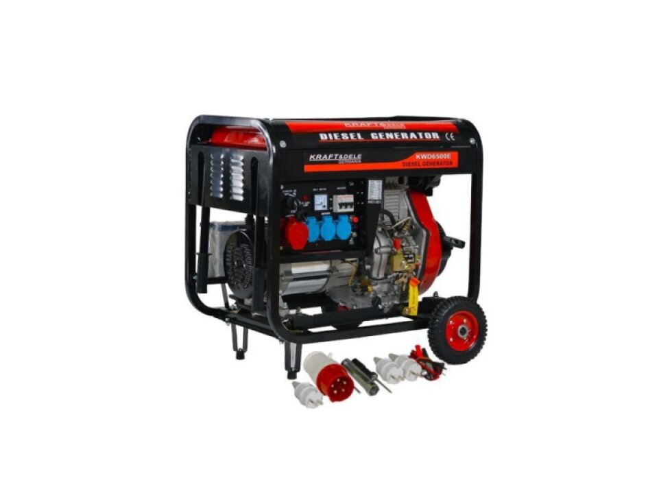 Naftová elektrocentrála 6500W 12/230/380V KD120
