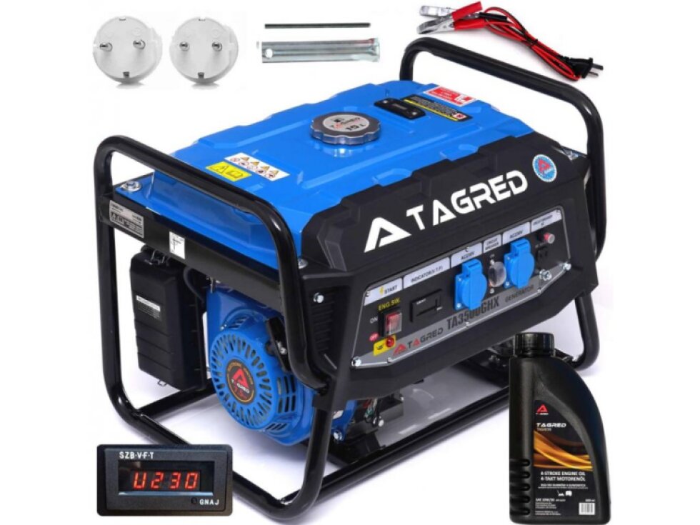 Elektrocentrála 3500w se stabilizátorem napětí avr, TAGRED TA3500GHX