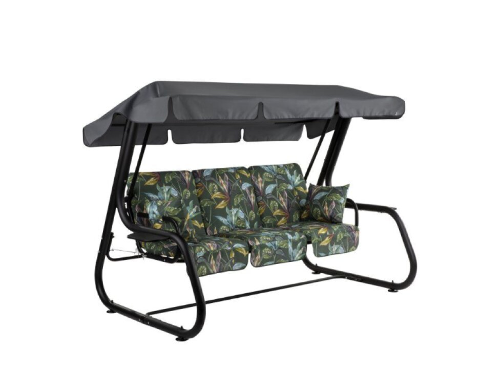 Zahradní houpačka Rimini Black Edition s bočními stolky G058-02PB PATIO