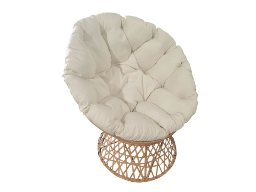 Otočné zahradní křeslo z technorattanu Charles Beige PATIO