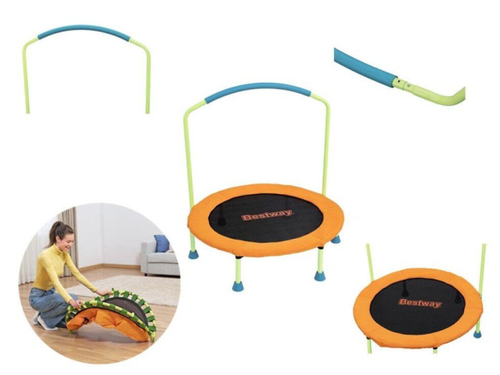 Trampolína Wonderjump s rukojetí vnitřní/venkovní 91x 96 cm 59100