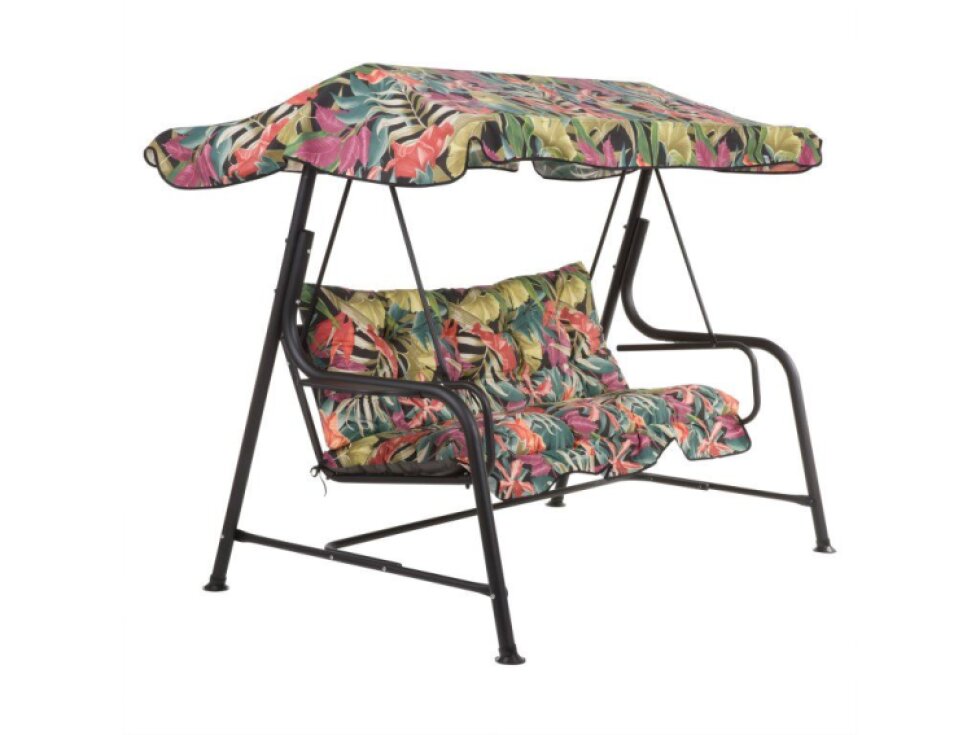 Zahradní houpačka Hawaii Black Edition s bočními stolky G052-23IB PATIO