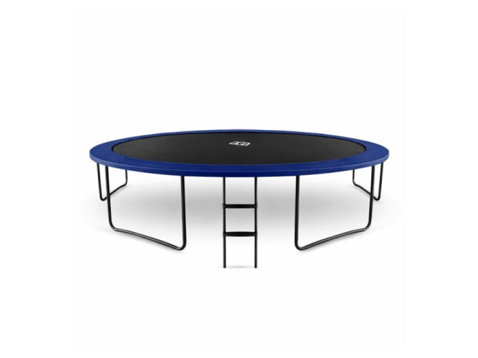 Trampolína SPORT EXCLUSIVE 500 cm, tmavě modrá, s ochrannou sítí a žebříkem
