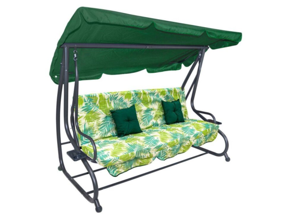 Zahradní houpačka 214 x 168 x 114 cm 8011 s motivem Palmy