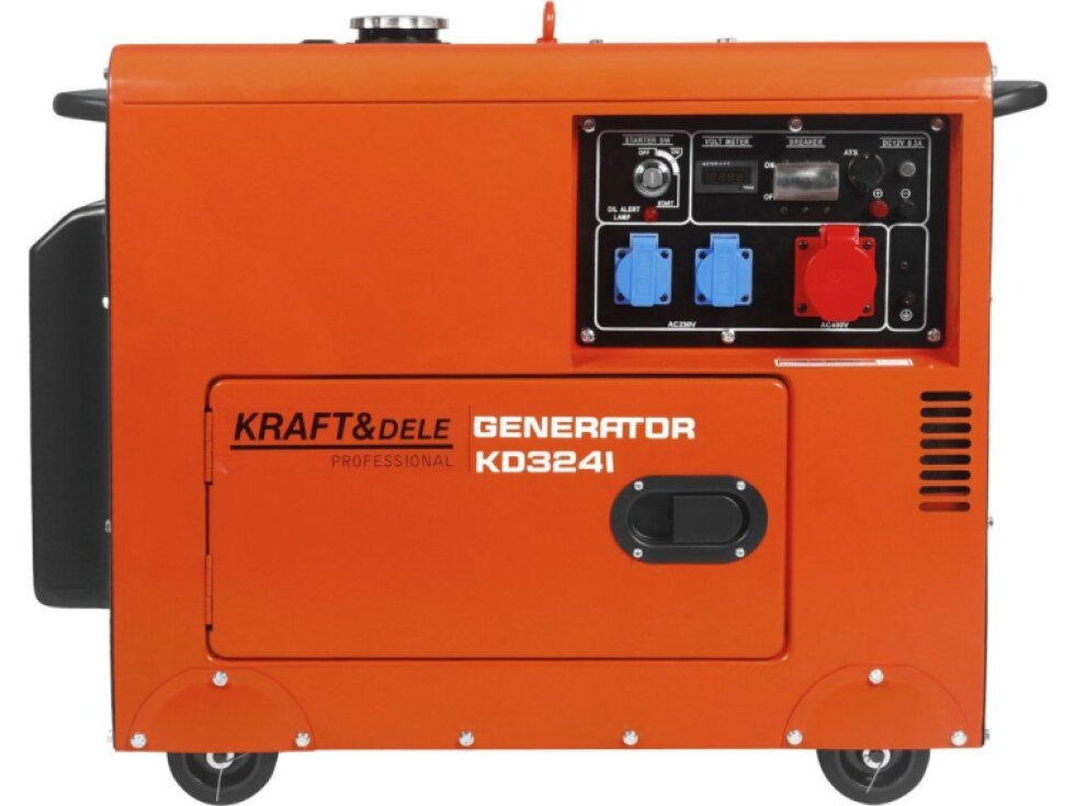 Elektrocentrála dieselová 230V, 400V, 7 kW s ATS KD3241