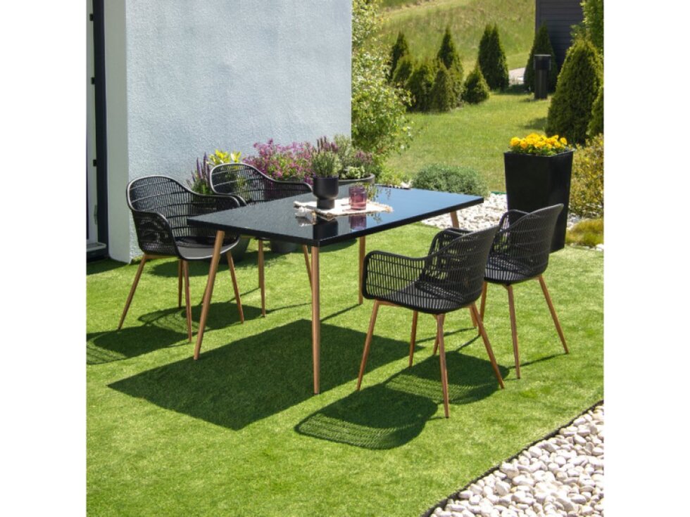 Černá zahradní židle Igor PATIO
