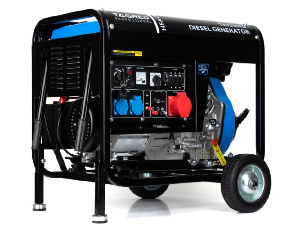 Dieselová elektrocentrála 7350W 230/400V 5000W AVR + KOLEČKA TA7350TD