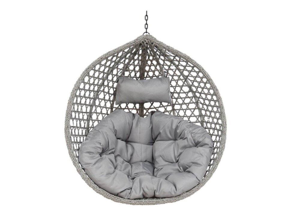 Závěsný koš Martina šedý (bez kovové konstrukce, bez podstavce)