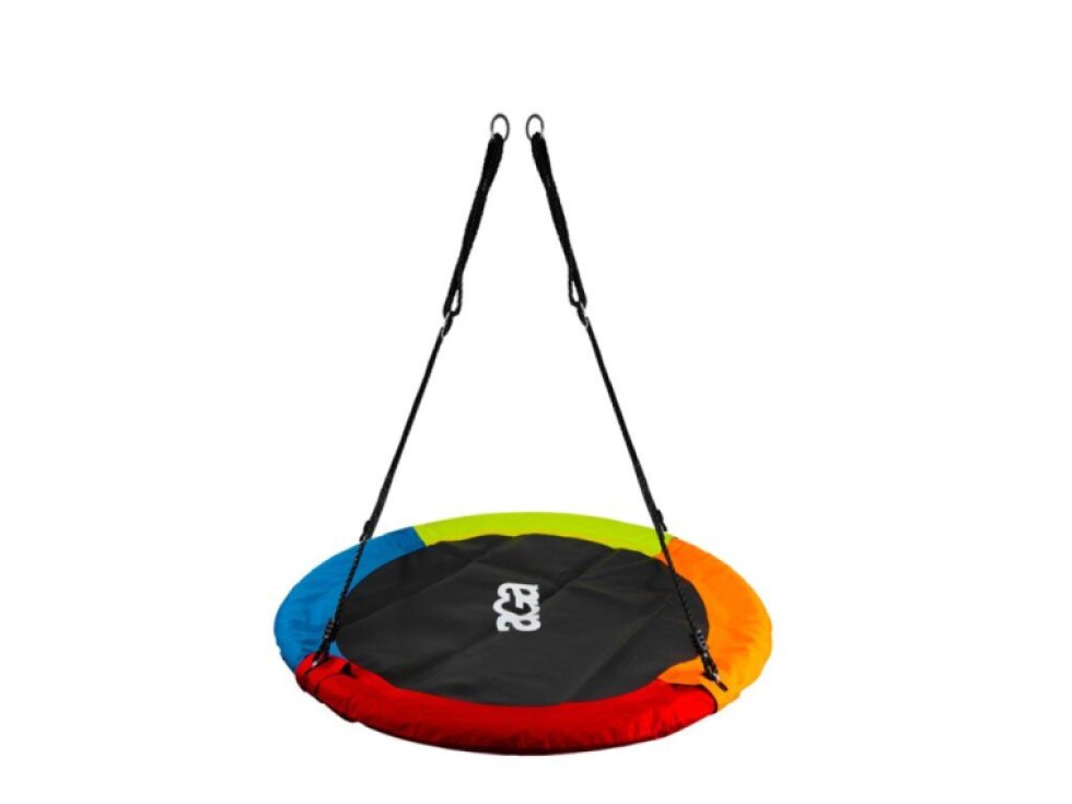 Aga Závěsný houpací kruh Relaxační, Hnízdo, 110 cm, 150 kg, Barevná