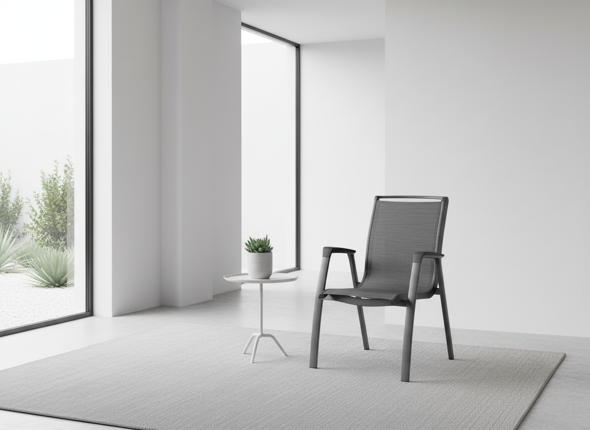 Hliníková zahradní židle Forma II Antracit KETTLER 0104702-7600