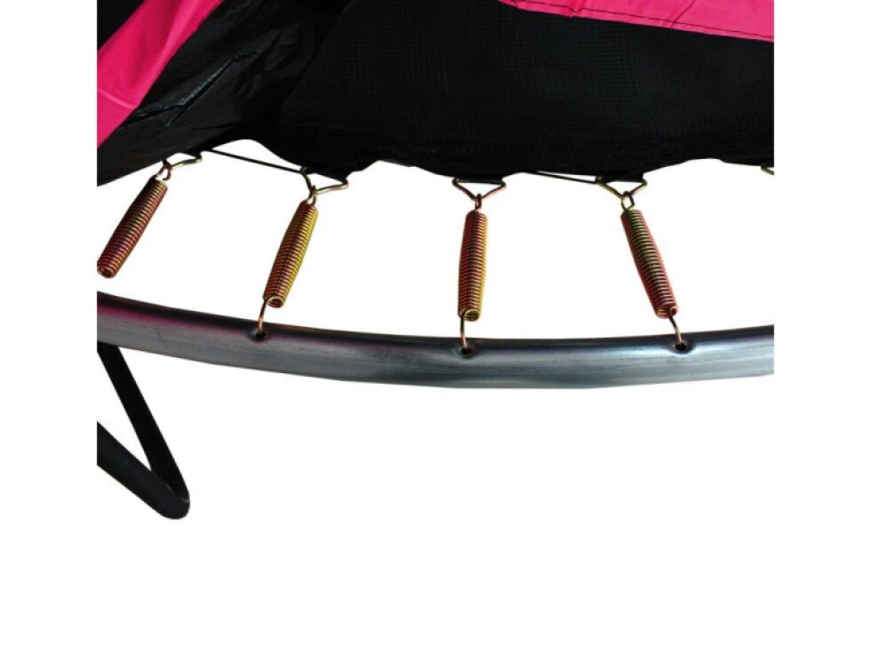 Trampolína SPORT EXCLUSIVE 305 cm Růžová s ochrannou sítí a žebříkem