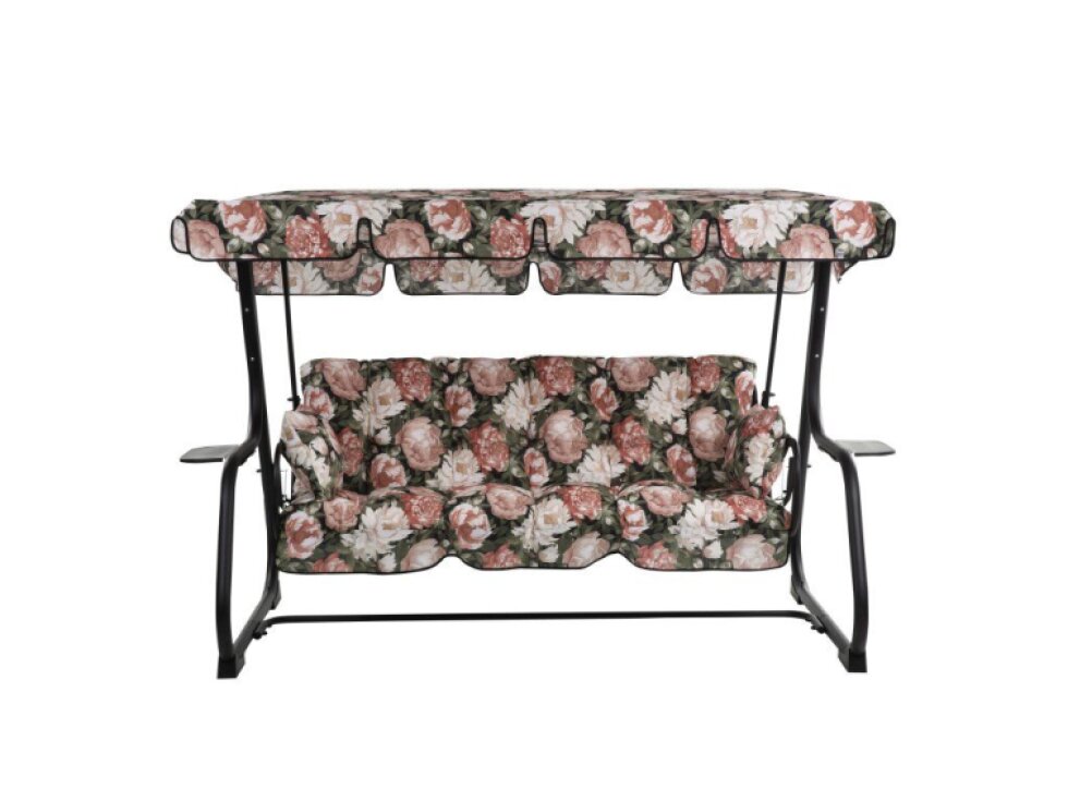 Zahradní houpačka Parma Black Edition s bočními stolky A011-05PB PATIO