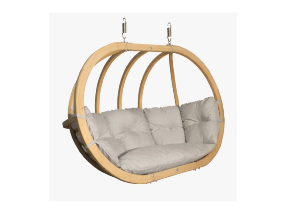 Závěsné křeslo Swing Pod Cream XL se stojanem CZILLO