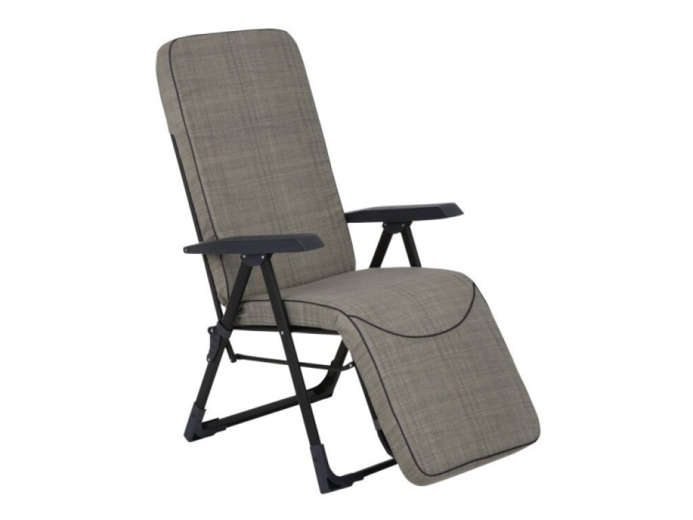 Polohovací zahradní křeslo s podnožkou Modena Plus Square Black Edition H024-04IB PATIO