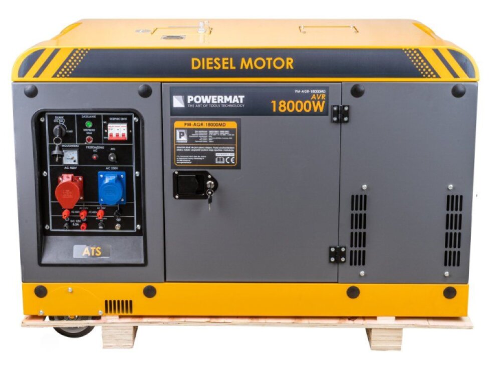Dieselový generátor 18kW 230V 400V 12V ATS PM-AGR-18000MD