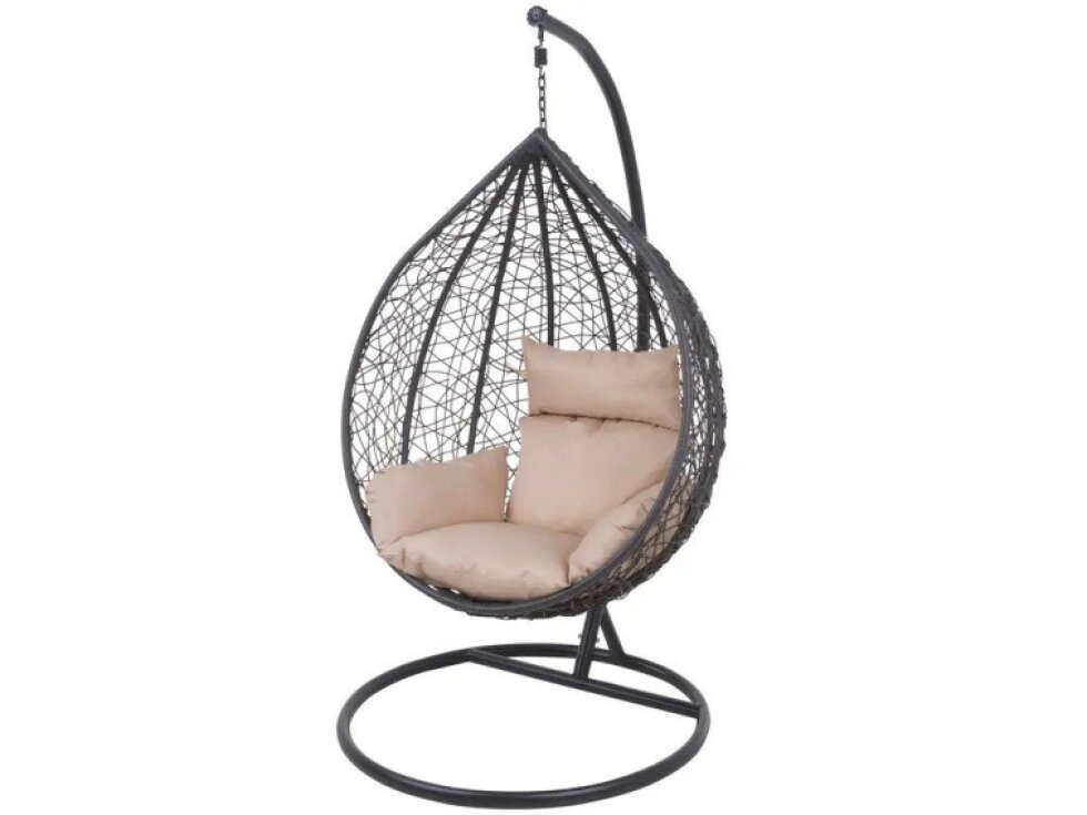 Zahradní houpací závěsné křeslo Cyrille Antracit PATIO