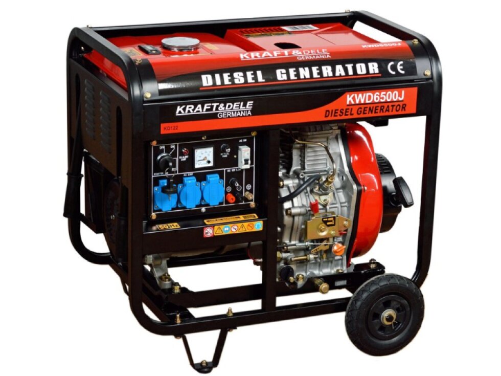 Diesel elektrocentrála 6,5KW AVR 12/230V KD122