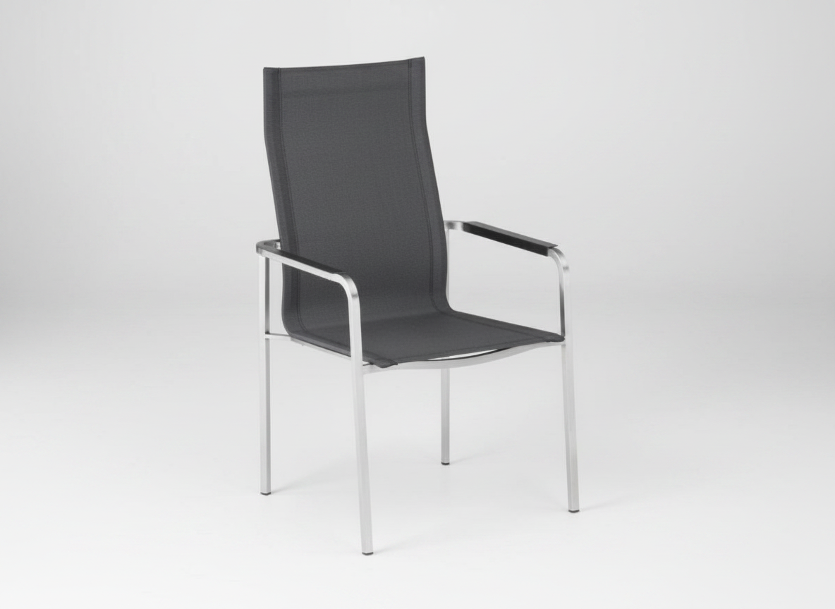 Zahradní židle s vysokým opěradlem Feel Antracit KETTLER 0104906-9400