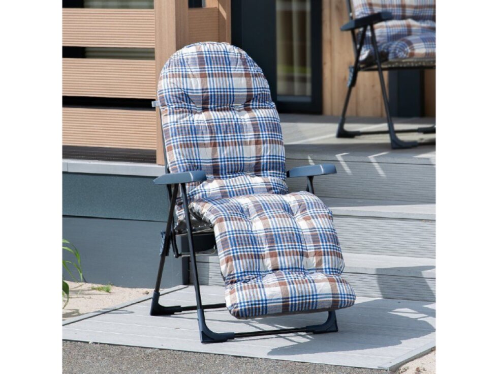 Polohovací zahradní křeslo s podnožkou Samar Plus B003-04BB PATIO