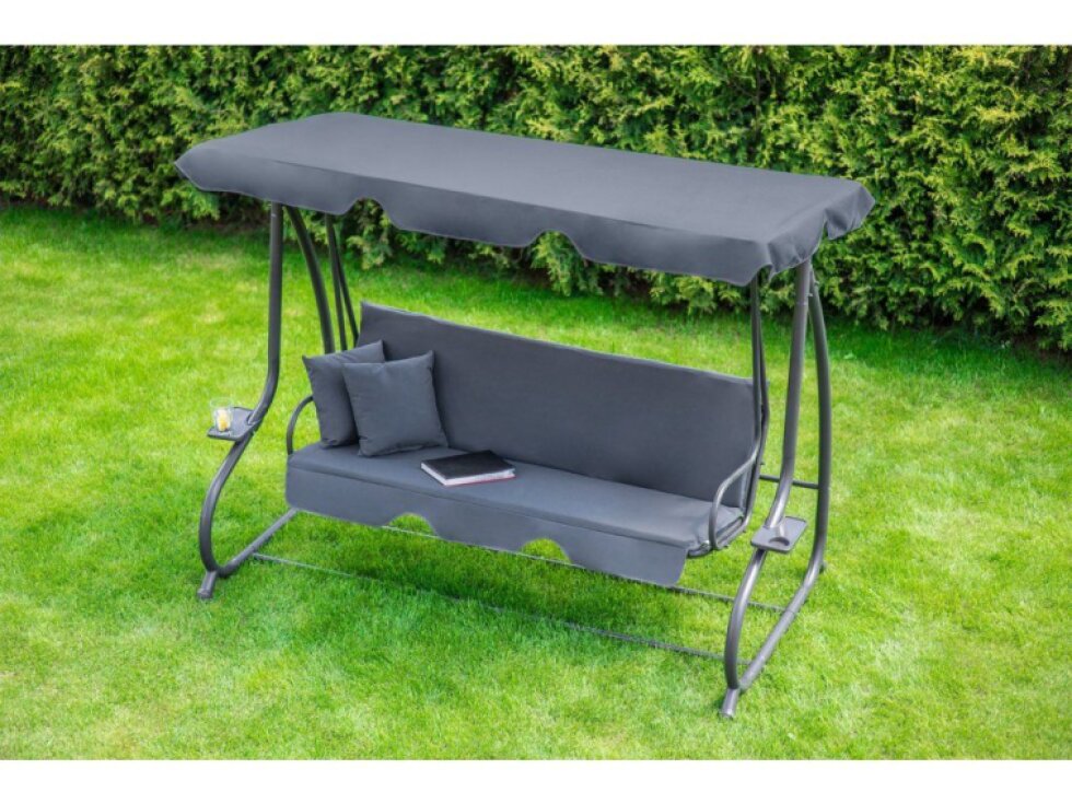Tomido Zahradní houpačka COMFORT LUX šedá