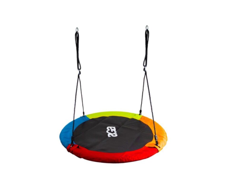 Aga Závěsný houpací kruh Relaxační, Hnízdo, 110 cm, 150 kg, Barevná