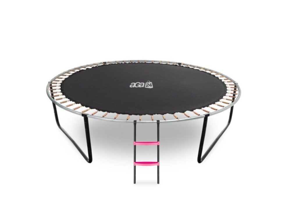 Aga Sport Pro Trampolína, s příslušenstvím, 305 cm, Nosnost 180 kg, Růžová