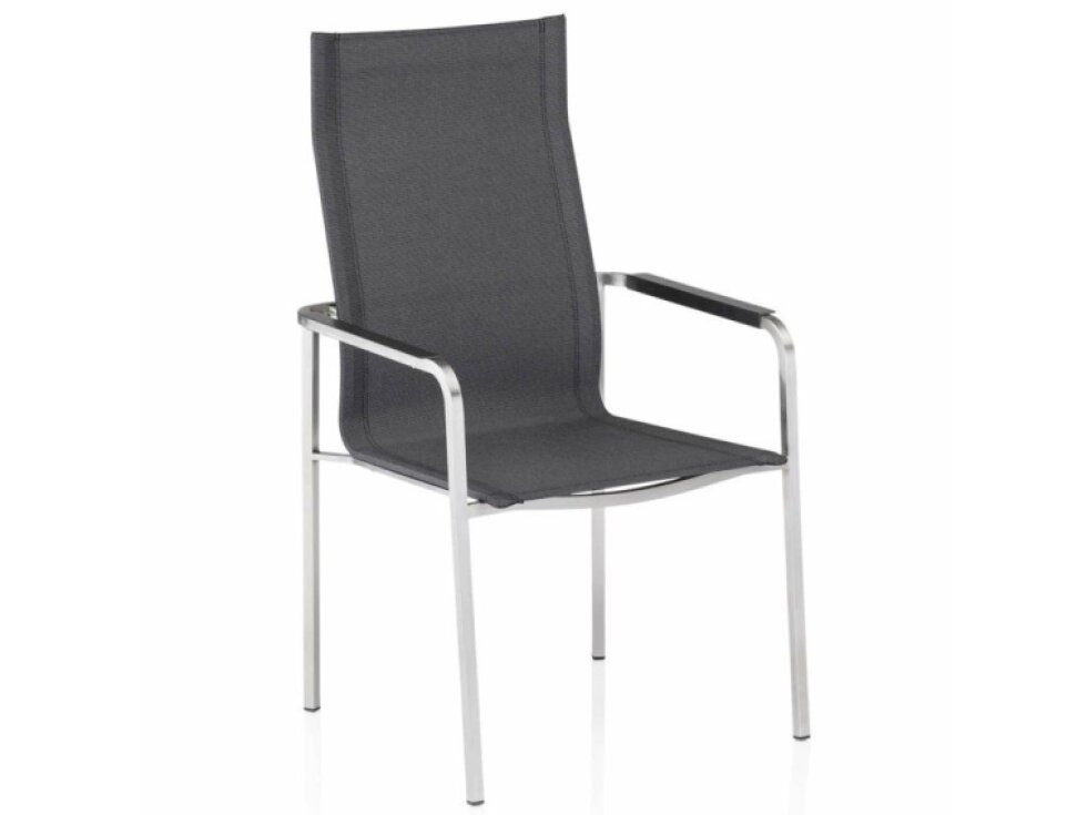 Zahradní židle s vysokým opěradlem Feel Antracit KETTLER 0104906-9400