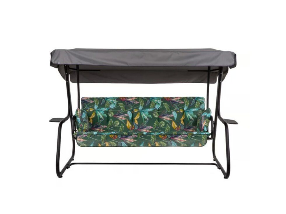 Zahradní houpačka Vita Black Edition s bočními stolky G058-02PB PATIO