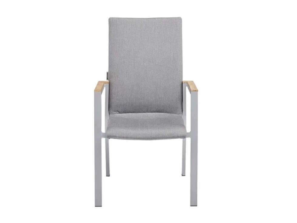 Zahradní hliníkové křeslo Rasmus Silver Teak KETTLER 0106506-7110