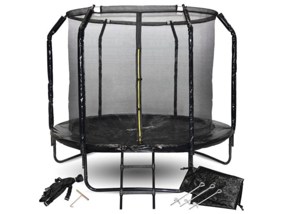Zahradní trampolína SkyFlyer, žebřík, 244 cm