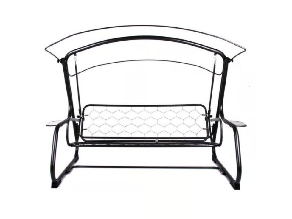 Zahradní houpačka Ravenna Black Editon s bočními stolky H024-04IB PATIO