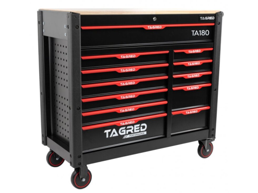 Dílenský vozík s 12 šuplíky XXL, TAGRED TA180