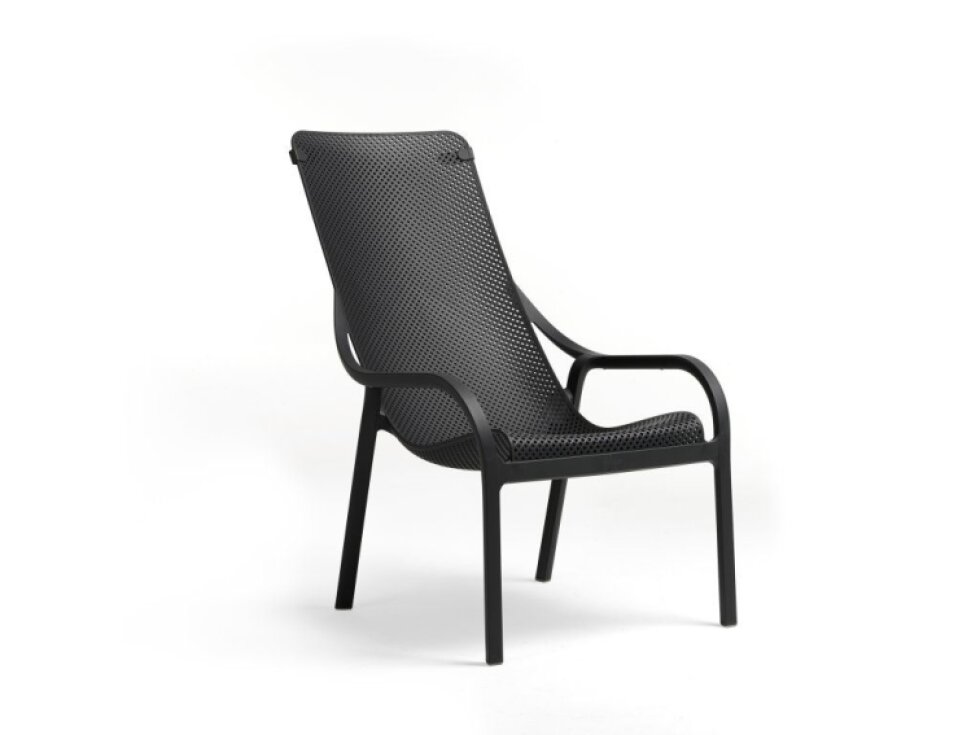 Plastové zahradní křeslo Net Lounge Antracite NARDI