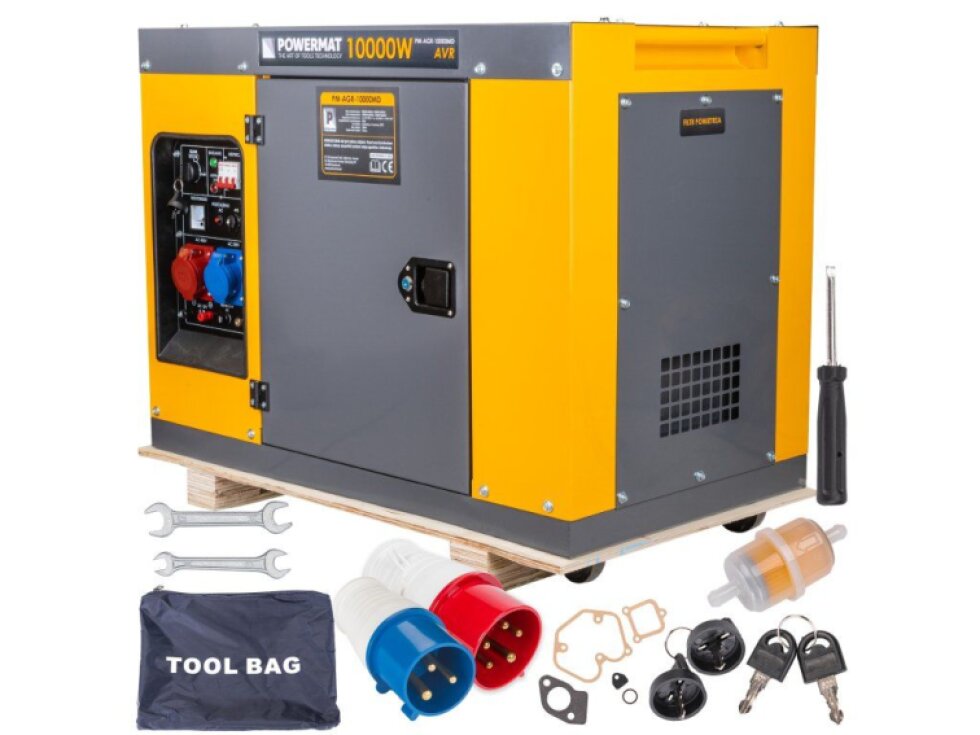 Dieselový generátor 10kW 230V 400V ATS PM-AGR-10000MD