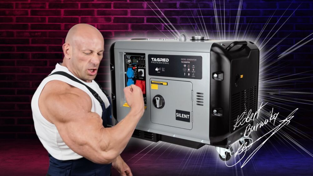 Naftový Generátor proudu elektrocentrála AVR 10300W 230/400V + KOLEČKA TA10300TDS