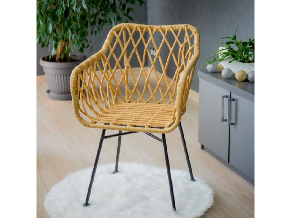 Zahradní křeslo z technorattanu Desire Beige PATIO